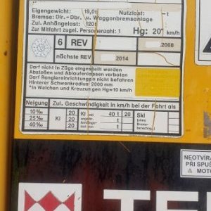 foto 18t kolej mobil koparka Terex 1404 ZW tylko export