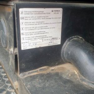 foto 18t kolej mobil koparka Terex 1404 ZW tylko export