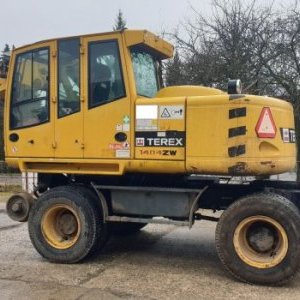 foto 18t kolej mobil koparka Terex 1404 ZW tylko export