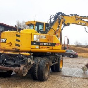 foto NIE AKTUALNE 18t kolej mobil koparka Terex 1404 ZW tylko export