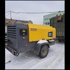 foto 14bar kompresor pryczepa doky 12m3/min Atlas Copco XAVS186